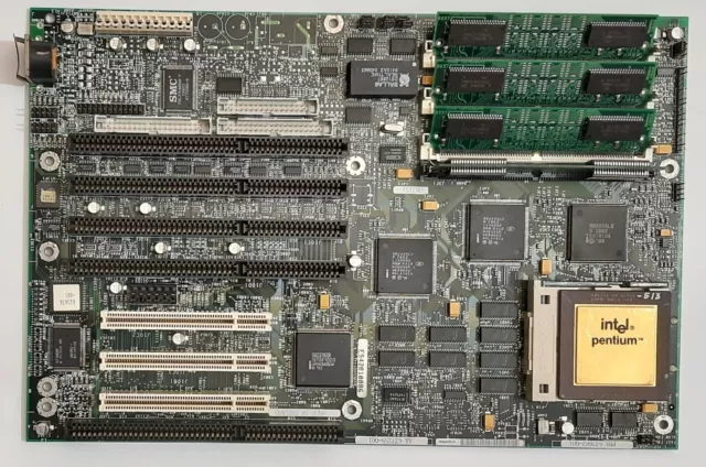 Intel Batman's Revenge Sockel 4 ISA PCI Mainboard + Pentium 60 + 32 MB RAM