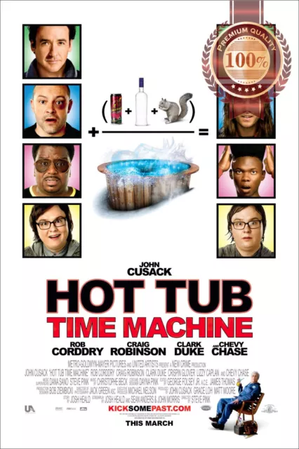 Hot Tub Time Machine 2010 Cinema Original Movie Print Premium Poster