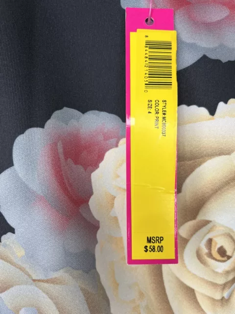 NEW CATHERINE MALANDRINO Floral Pencil Skirt Size 4 £17.95 - PicClick UK