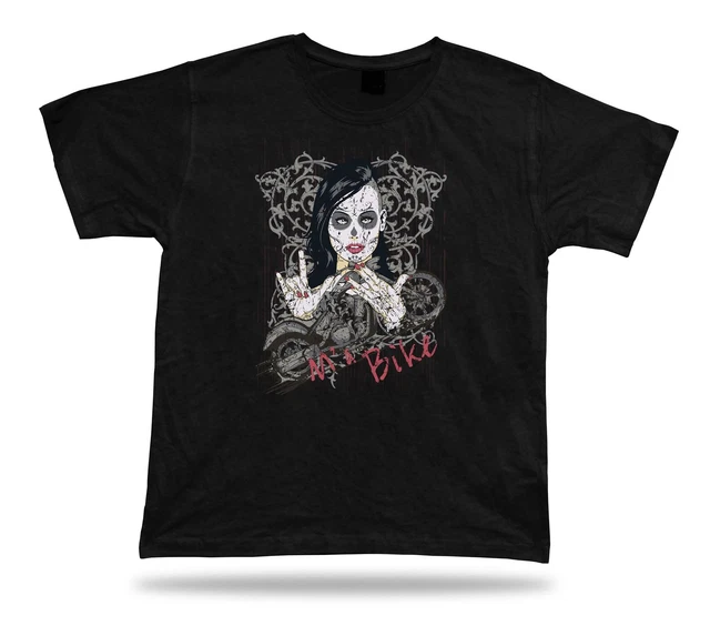 T-shirt maglietta regalo compleanno idea ma bici donna trucco bici moto