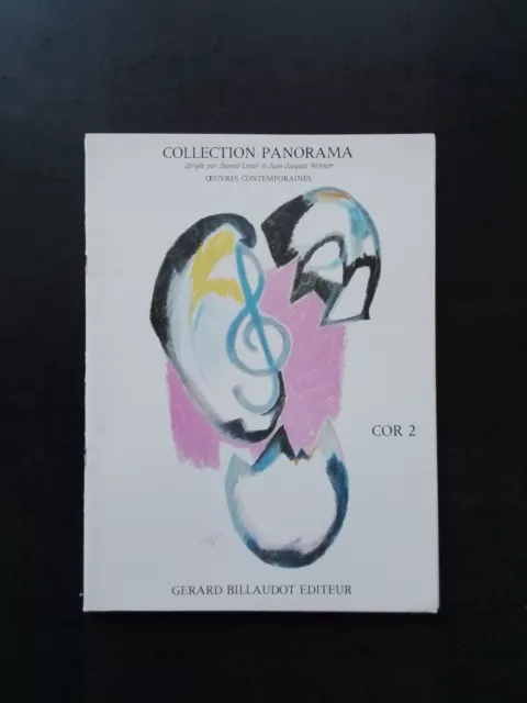 PARTITION - PANORAMA - OEUVRES CONTEMPORAINES   pour cor et piano - COR 2