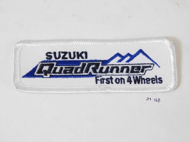 1 NOS Genuine Suzuki Quadrunner ATV Quad Runner Jacket Coat Hat OEM Patch NEW