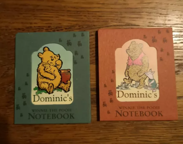 2 x Winnie The Pooh notebook per DOMINIC borsa festa riempitivo per calze