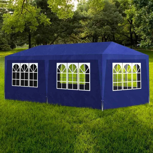 3x3/3x4/3x6/3x9m Partyzelt Garten Pavillon Gartenzelt Wasserdicht mit Fenster 3