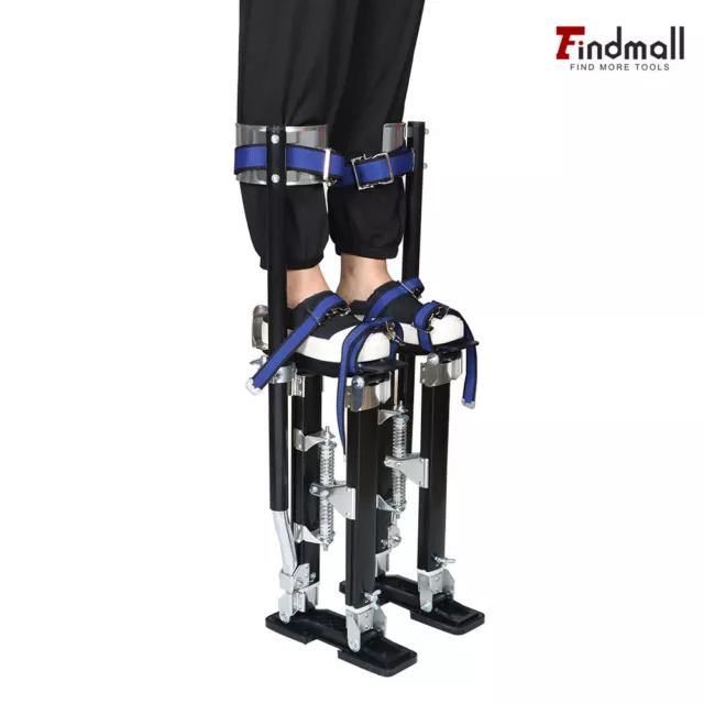 Findmall 24 In- 40 In Professional Drywall Stilts For Sheetrock Painting Black