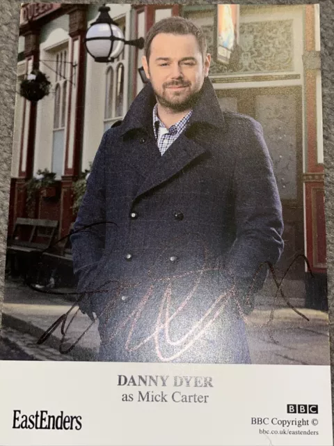 BBC EastEnders Mick Carter Hand Signed Cast Card Danny Dyer  Autograph