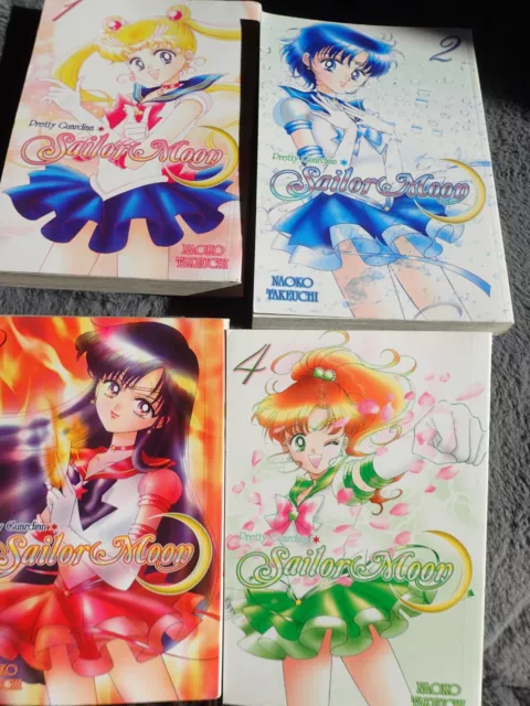 Pretty Guardian Sailor Moon Vol 1-4 Kodansha English Comics Naoko Takeuchi Manga