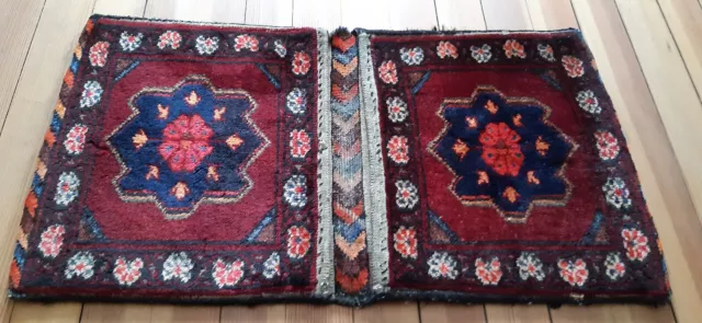 Tapis Oriental Persan Deux Bags 2 Sacs en Laine Teppich Rug Alfombra