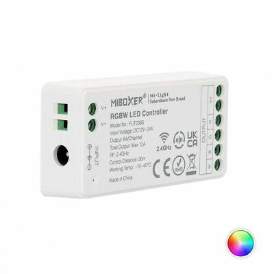 Contrôleur Variateur LED RGBW 12/24V DC MiBoxer FUT038S
