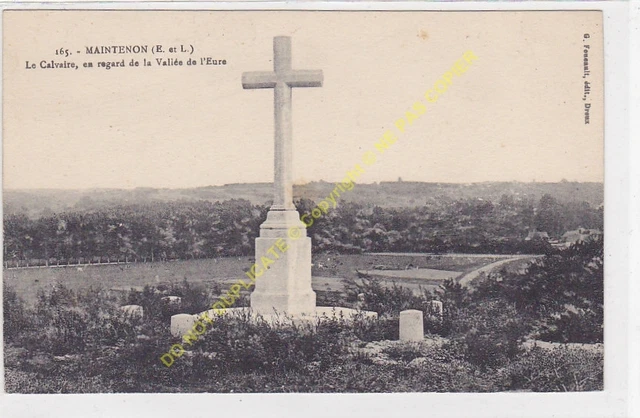 CPA 28130 Maintenon The Calvary IN Look Of La Valley Of the Eure Edit Foucault