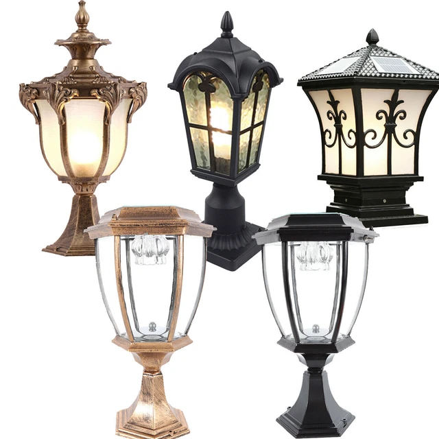 Yardenfun 5pcs Miniature Street Lamp Model For Sand Table Decor Realistic Lamppost Model With Chic Design For Mini House And Landscape Decoration And Detailed Garden Light Accessories