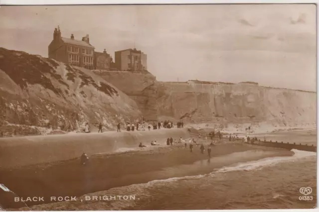 SUSSEX - Black Rock RPPC 1912 BRIGHTON