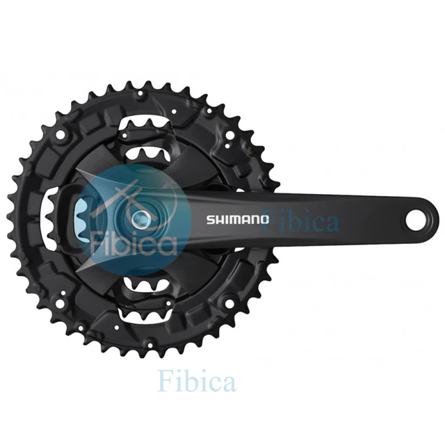 Pédalier Shimano Alivio FC-MC12 Triple 24/34/42 Dents - Longueur 170mm, Occasion