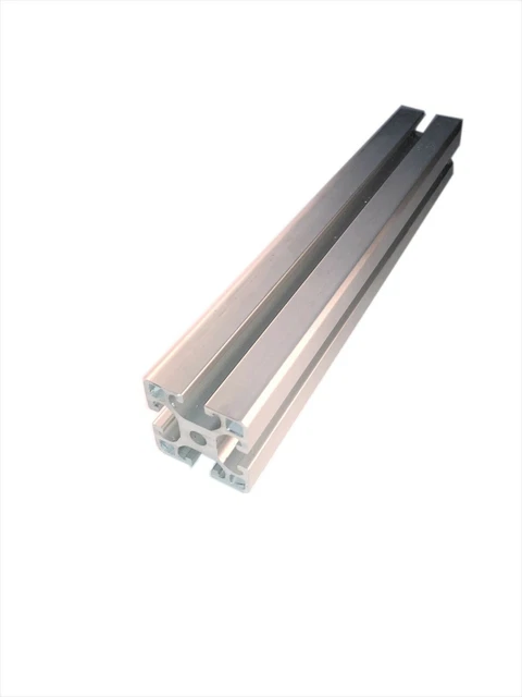 Profilé haut en aluminium avec ailes laquées Noir - 2 mètres Noir