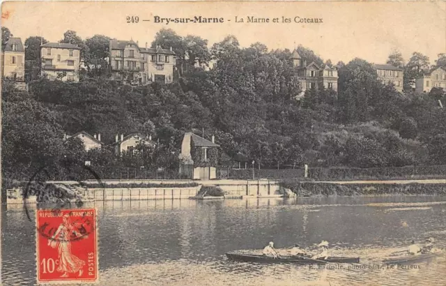 Cpa 94 Bry Sur Marne La Marne Et Les Coteaux
