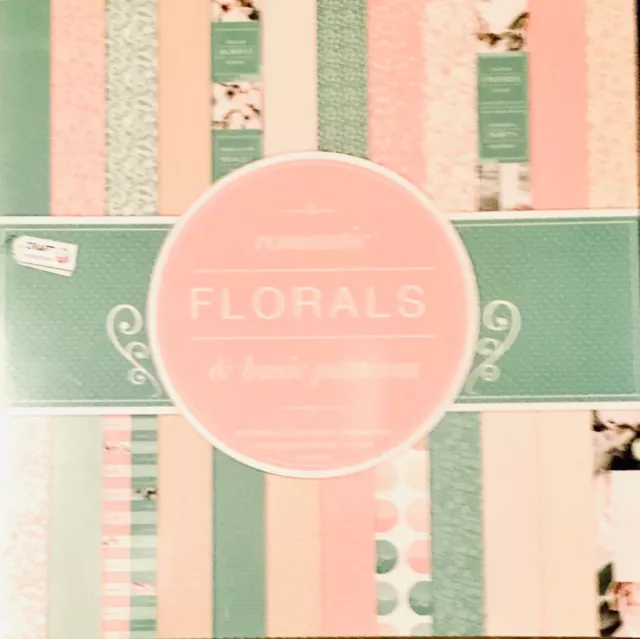 Pastel Floral Patterns Card Stock 250gsm wedding scrapbook paper craft  cardstock