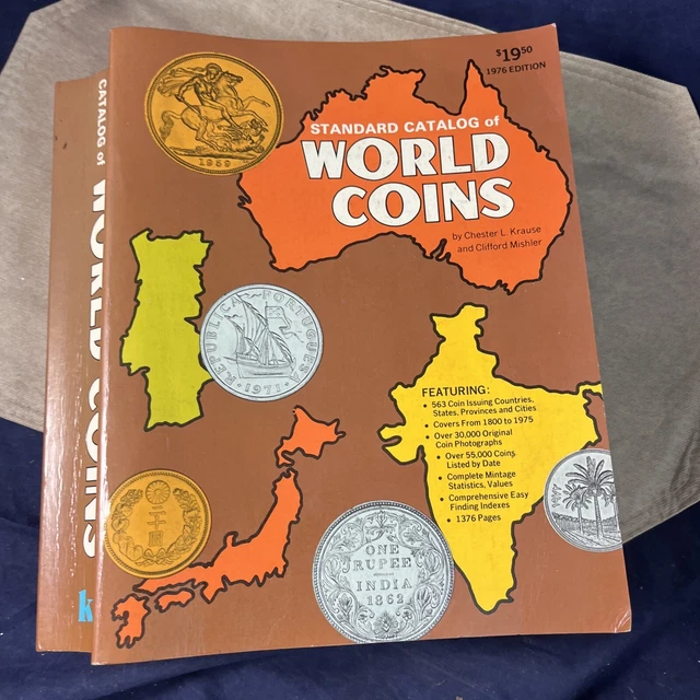 1976 Standard Catalog Of World Coins - Vintage Paperback