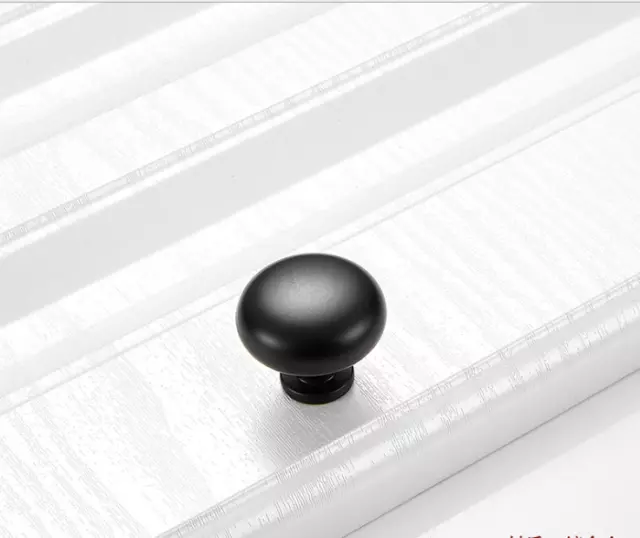 Zinc Alloy Black Cabinet Handles American style Kitchen Cupboard Door Pulls