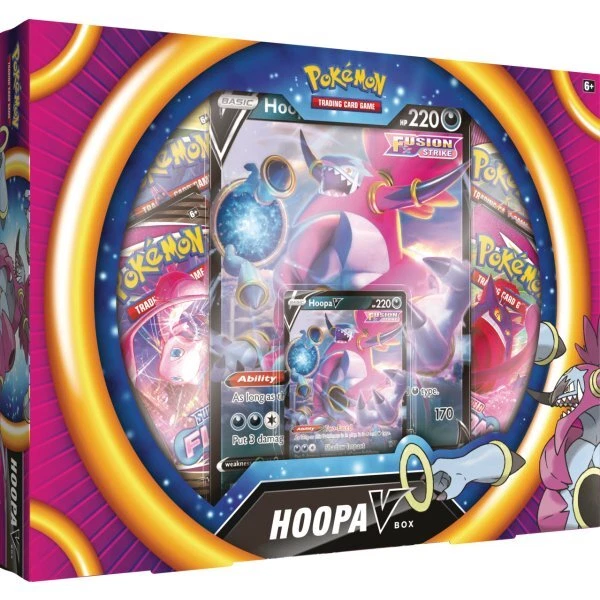 Pokémon Spada e Scudo Fusione Strike Hoopa V Box Inglese