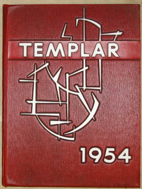 1954 Temple University Yearbook Philadelphia Pa Templar