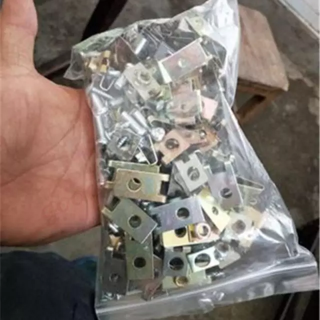 U-Nuts 200 Pcs/Bag U-Type Gasket Car Body Door Penal Fastener Fixed Screw Clips