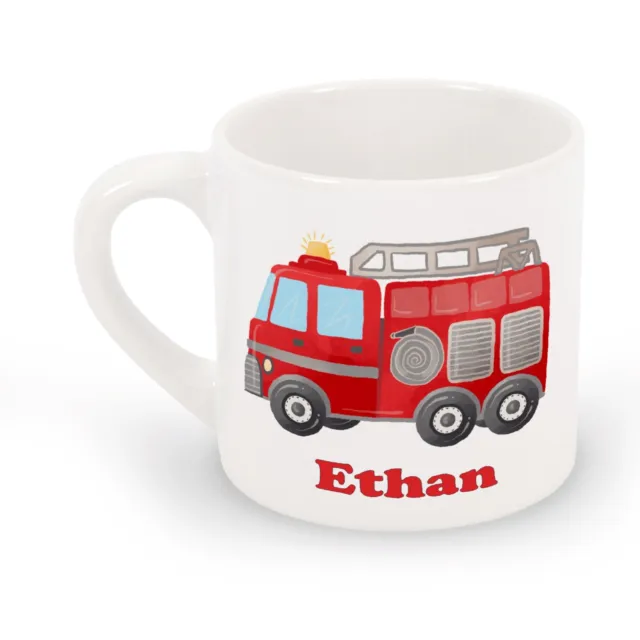 Taza personalizada para bomberos para niños, elección de taza de cerámica o taza irrompible