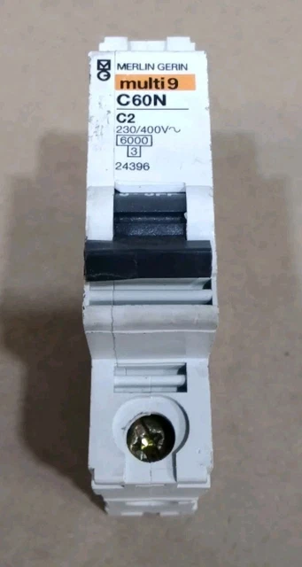Merlin Gerin Circuit Breaker C60N 6 Amp Type C2 Multi 9 Merlin Gerin Circuit Breaker C60N 6 Amp Type C2 Multi 9