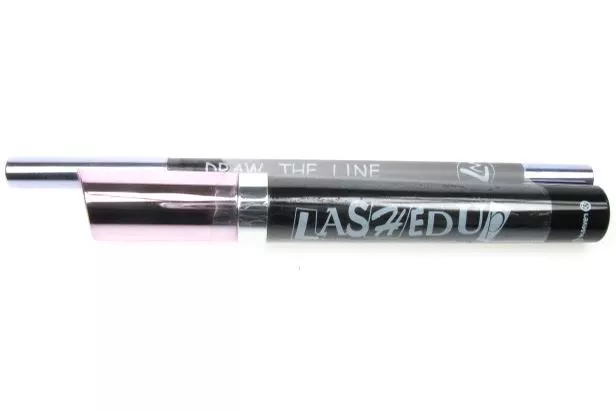 W7 Mascara Eyeliner Pencil Duo Makeup Eye Cosmetics Set Shade Draw the Line