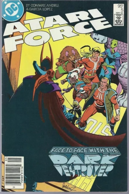 Atari Force #5 DC Comics Canadian Newsstand May 1984 (FN)