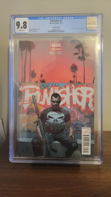 Punisher #2 CGC 9.8 Marvel 2014 Jerome Opena 1:50 Variant Edition