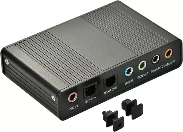 Scheda Audio Esterna a 6 Canali USB 2.0 Esterna 5.1 Surround Sound Ottico S/PDIF 3