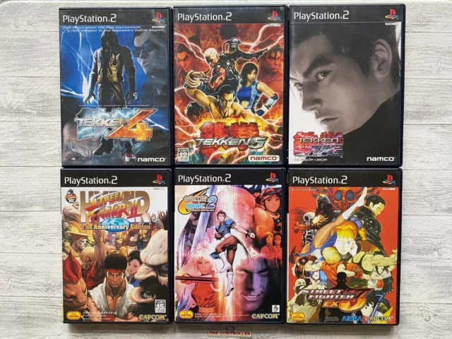 PS2 MARVEL VS. CAPCOM 2 Hyper Street Fighter II 3rd EX3 set of 4  Playstation 2