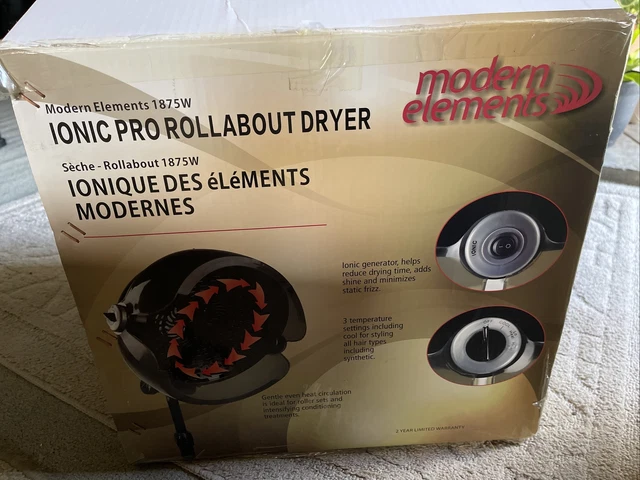 Modern Elements 1875W Ionic Pro Roll About Tourmaline Dryer
