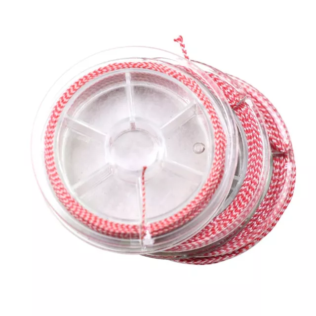 Praktisch Geflochtene Angelschnur 8 Stränge 10M Lightweight Lure Red+White