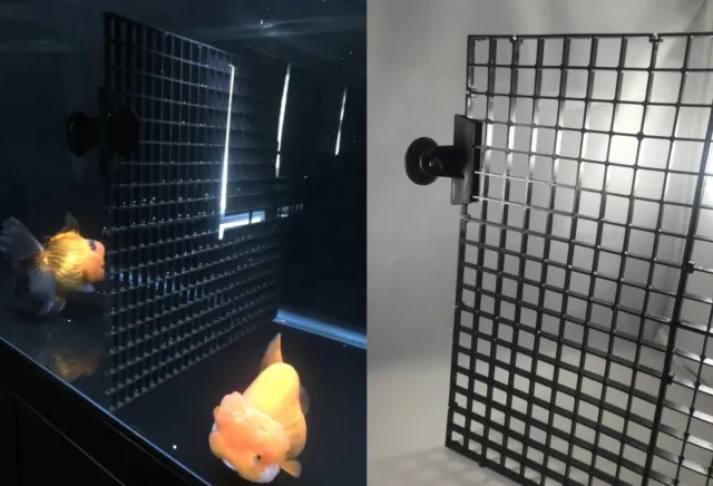 Aquarium Fish Tank Separator Divider Screen Net Crate Separate Fry Suction Cups