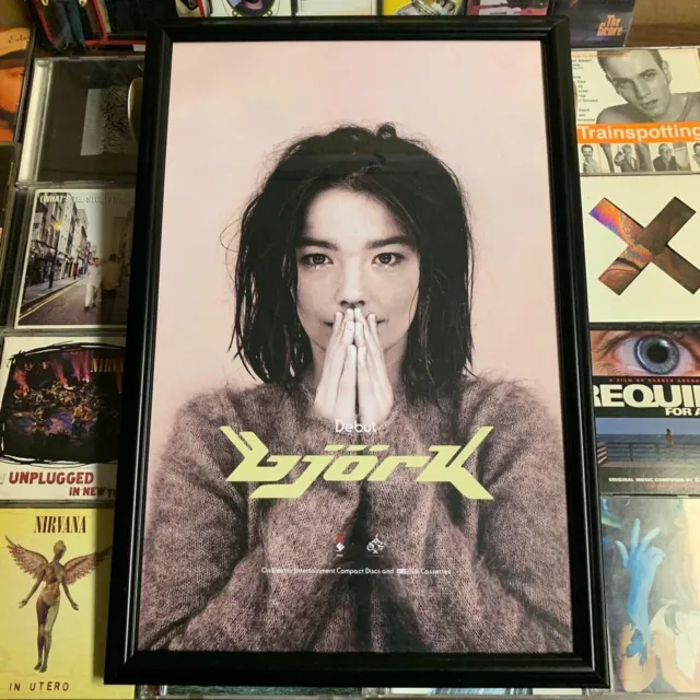 Bjork 'Debut' Promotional Album Poster 3