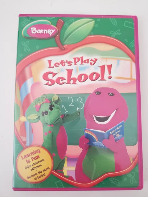 BARNEY - 'Let's Play School' - RARE VHS / KIDS & CHILDREN'S - 50 - VHS ...