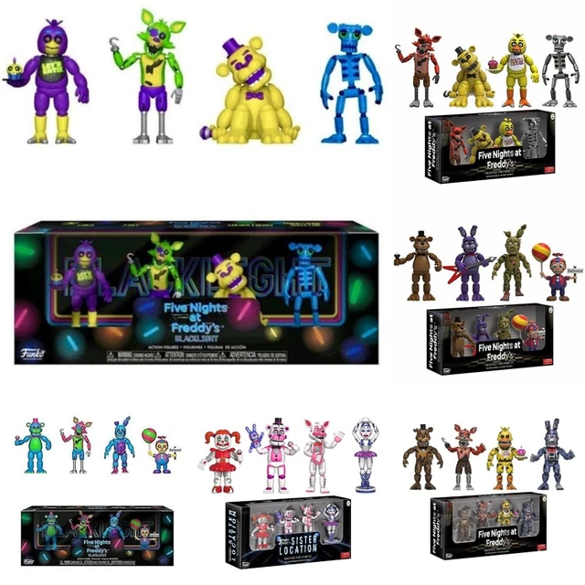 UK FIVE NIGHTS At Freddy's Action Figure FNAF Foxy Bonnie Bear Toys Boxed Gift £12.99 PicClick UK