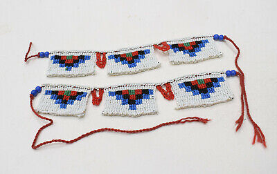 African Zulu Beaded Pair Anklets South Africa Beaded Zulu Anklets