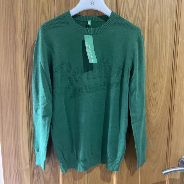 BNWT Boys Benetton Jumper Age 8-9 Size L