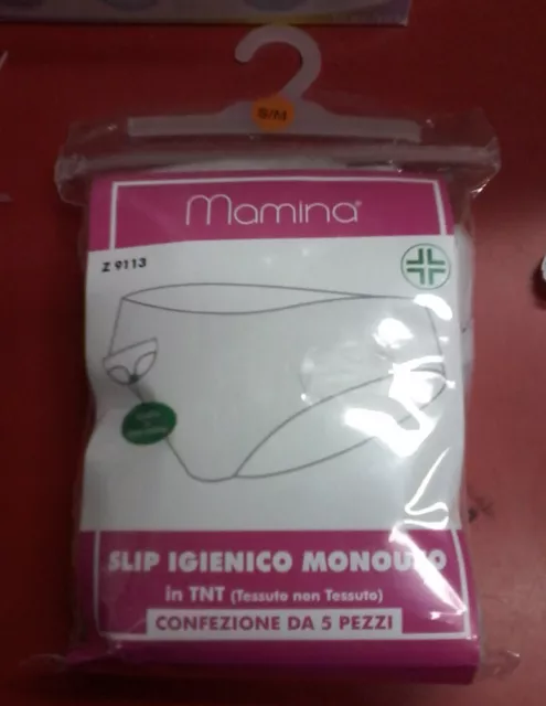 Slip Igienico Monouso “Mamina” in TNT Conf.5 Pezzi