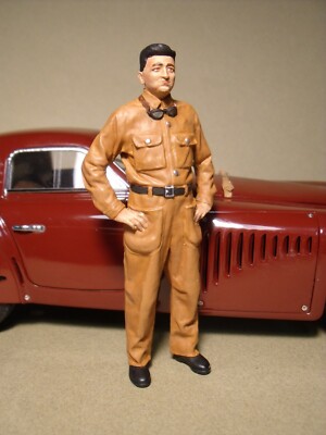 FIGURINE 1/18  MARIO ANDRETTI  VROOM  PEINT  FOR  FERRARI  CMC  TECHNOMODEL 
