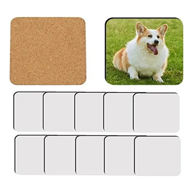 32 Pcs Sublimation Blank Refrigerator Magnets, 2.4 x2.4 Inch Sublimation  Magnet Blanks Kit Including 16 Pcs Fridge Magnets and 16 Pcs MDF  Sublimation