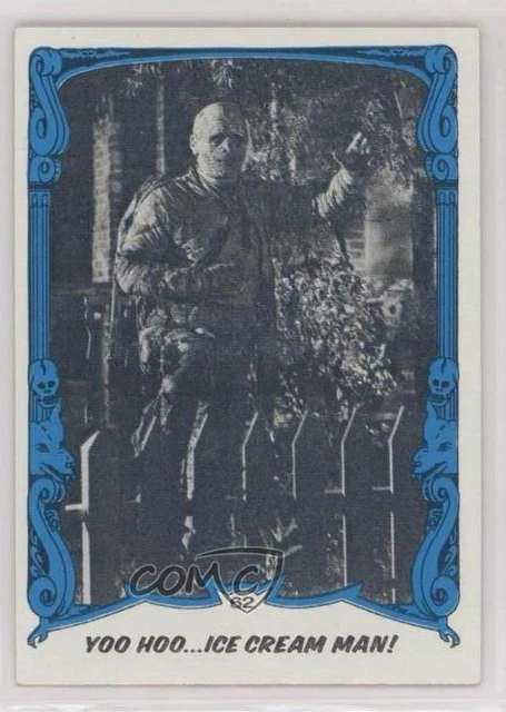 1980 Topps Creature Feature You'll Die Laughing Yoo Hoo Ice Cream Man! #62 0rq9