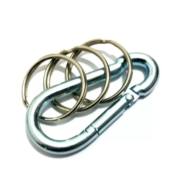 Key Ring Key Carabiner Snap Hook Keyring Hooks