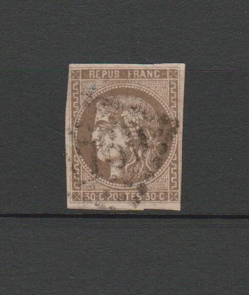 FRANCE N° 47 TIMBRE OBLITERE DE 1870    Cote : 280 €