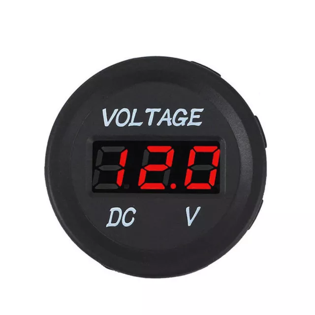 Volt Gauge Meter Voltage LED Digital Display DC 12V-24 Car SUV Panel Voltmeter 3