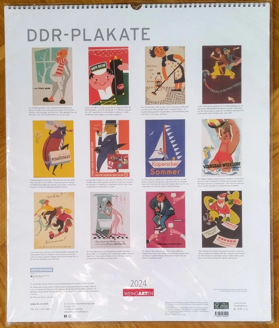 DDRPLAKATE EDITION KALENDER 2024 * neu EUR 5,00 PicClick DE