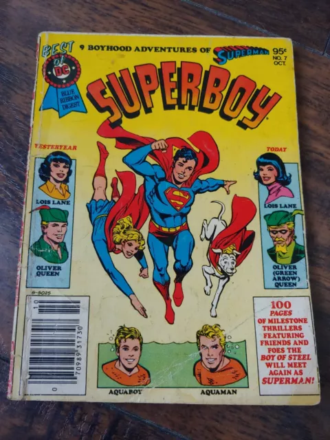 1980 The BEST of DC BLUE RIBBON DIGEST # 7 - SUPERBOY LOIS LANE GREEN ARROW
