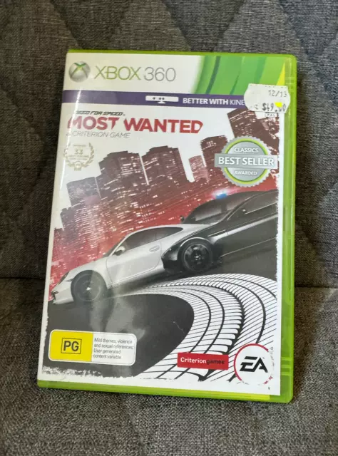 FREE POSTAGE XBOX360 Need for Speed: Most Wanted